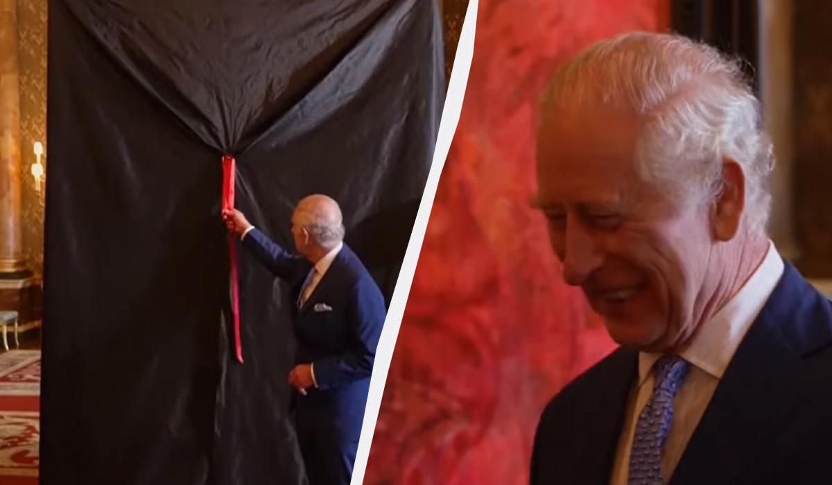 Король Чарльз III представил свой первый портрет: в сети вспомнили о Дракуле (фото, видео)